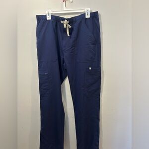 Figs Men’s Cairo Cargo scrub pants Size XL Navy Blue